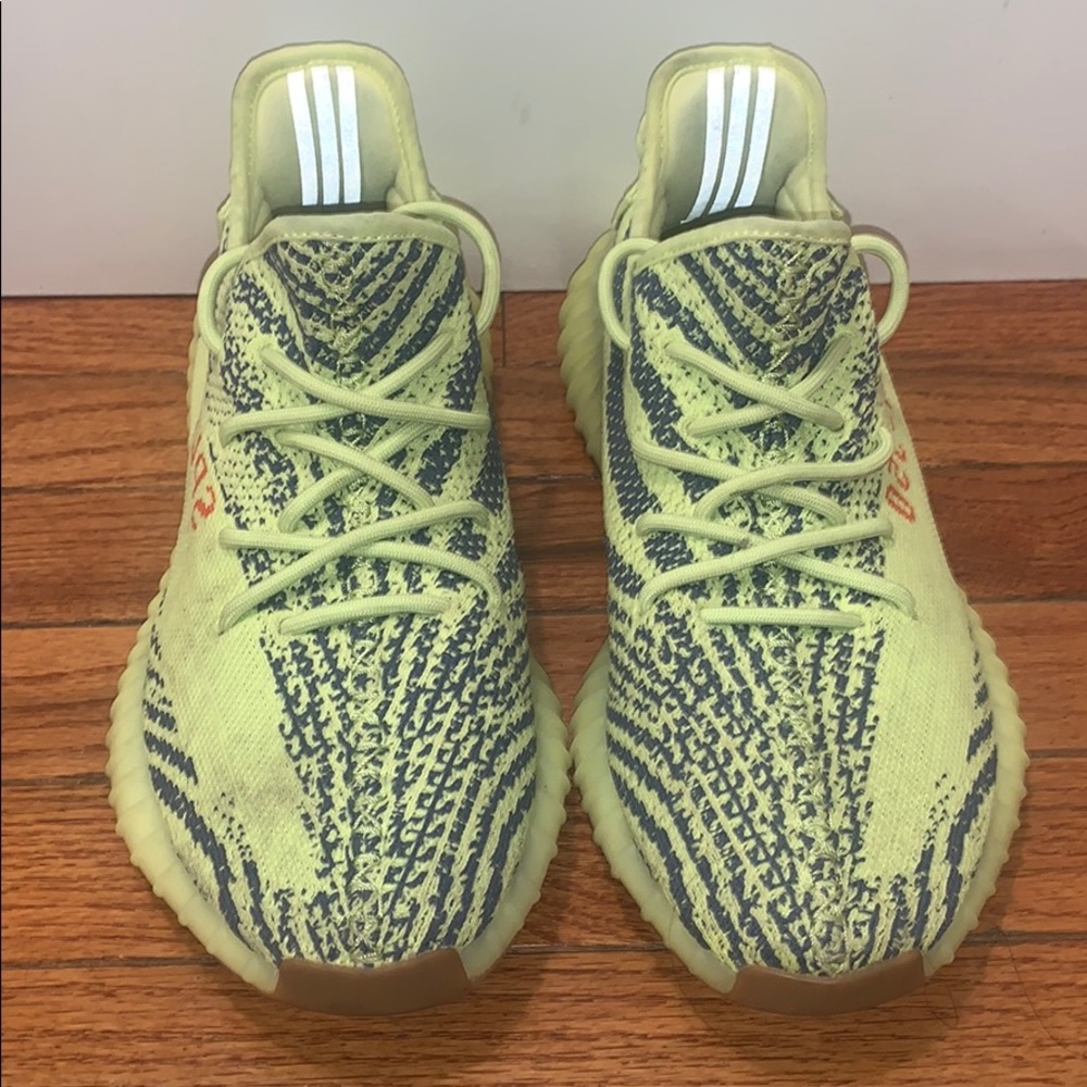 ADIDAS 350 YEEZY BOAST FROZEN YELLOW GREY SNEAKER